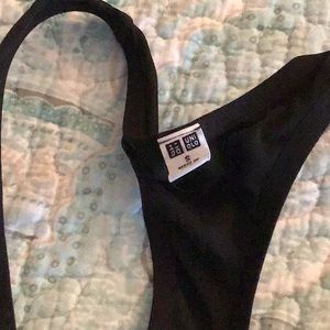 Uniqlo S racerback tank with bra insert